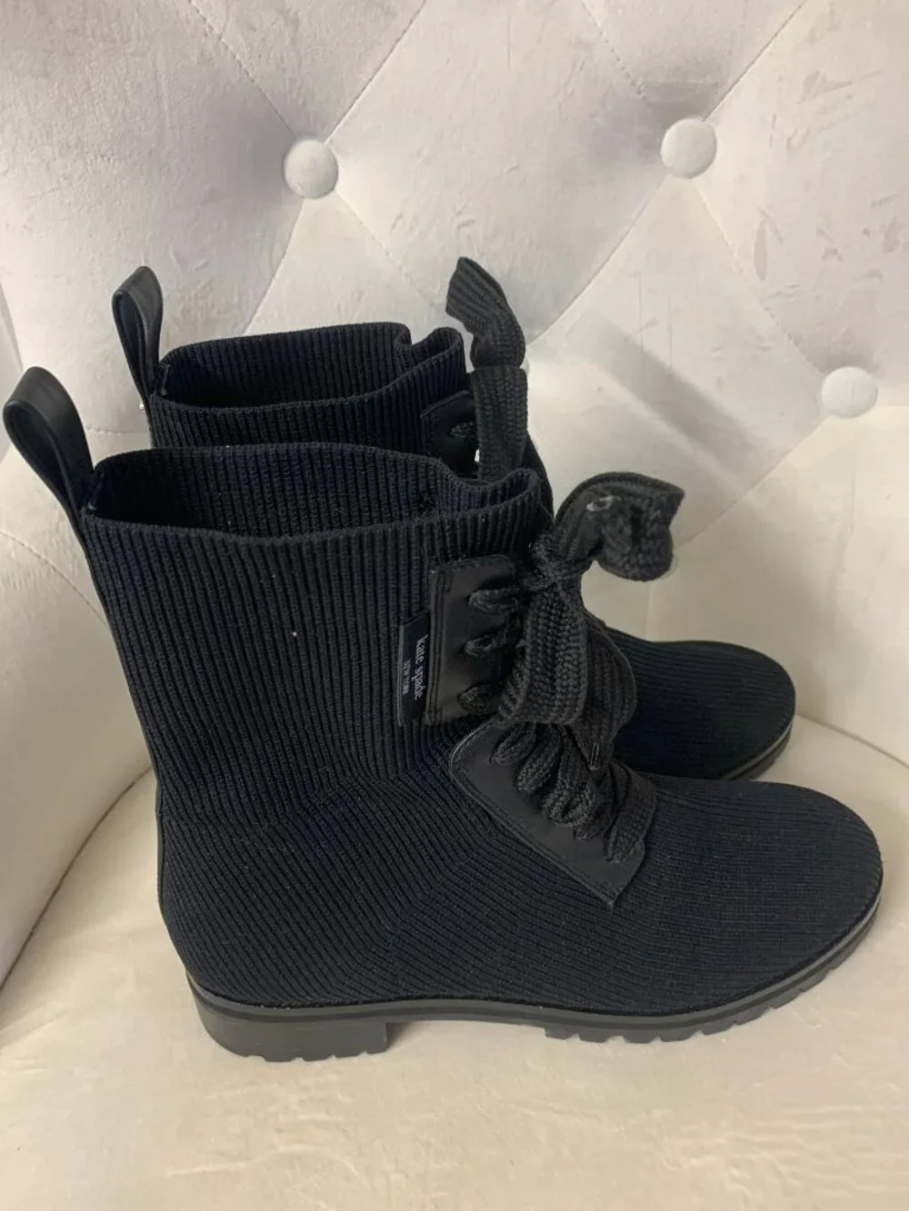 Kate Spade New York Merigue Women's Black Boots SZ 8